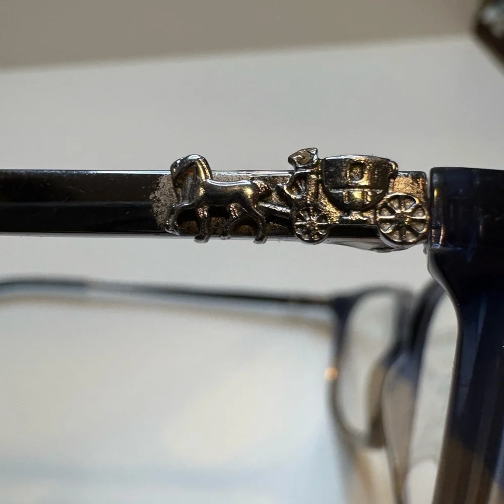 COACH EYEGLASSES 5489‎ (Denim Taupe Glitter Gradient) 52•16•140 COACH GLASSES